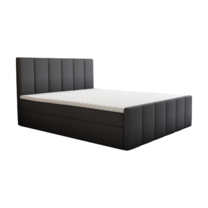 Boxspringová posteľ, 140×200, sivá, STAR