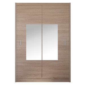 Skriňa s posuvnými dverami, dub sonoma, 150×215, MADRYT